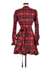 Unbranded Plaid Red Cocktail Dress Size M - photo 2