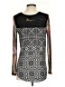 Desigual Silver Long Sleeve Top Size S - photo 2