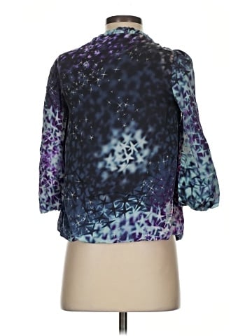 Leifsdottir 3/4 Sleeve Silk Top (view 2)