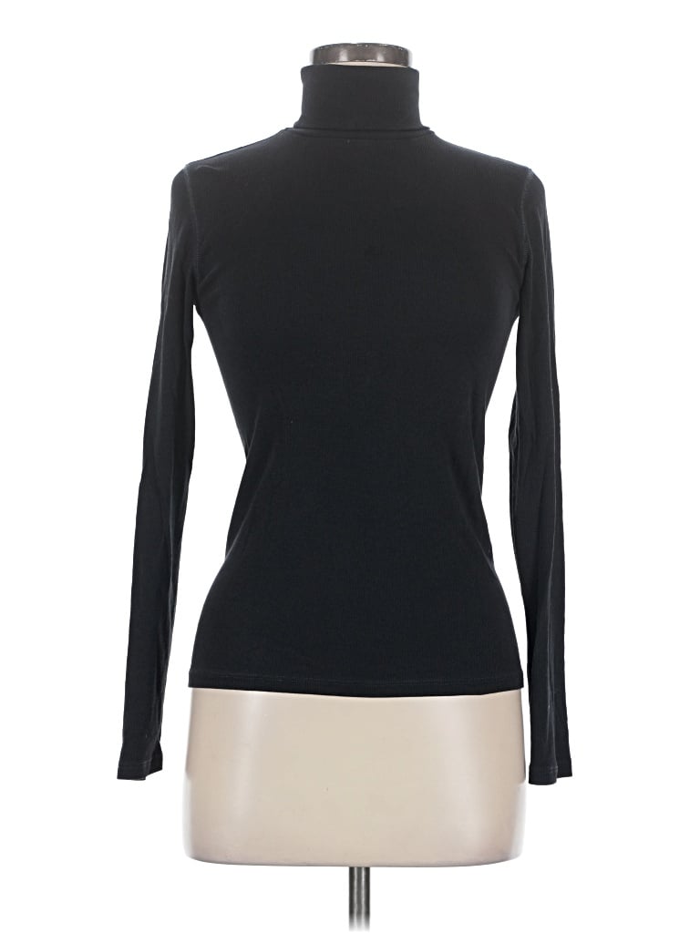 Pre-owned Everlane Long Sleeve Turtleneck In Black