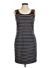 MICHAEL Michael Kors Stripes Black Casual Dress Size M - photo 1
