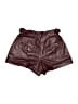 Jonathan Simkhai 100% Polyurethane Burgundy Shorts Size 2 - photo 2
