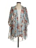 Emory Park 100% Polyester Blue Kimono Size S - photo 1
