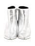 Gap Metallic Silver Ankle Boots Size 7 - photo 2