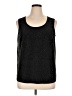 Impressions Black Sleeveless Top Size 1X - photo 1