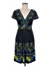 BCBGMAXAZRIA Graphic Blue Casual Dress Size M - photo 1