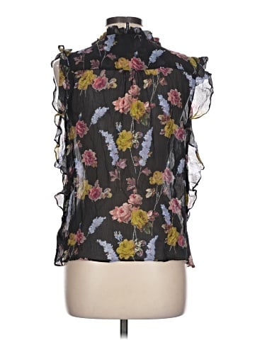 Paige Sleeveless Silk Top (view 2)