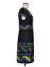 BCBGMAXAZRIA Graphic Blue Casual Dress Size M - photo 4