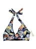 Aimage Tropical Black Swimsuit Top Size S - photo 1