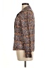 Doncaster Collection 100% Cotton Paisley Brown Long Sleeve Button-Down Shirt Size 6 - photo 5