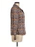 Doncaster Collection 100% Cotton Paisley Brown Long Sleeve Button-Down Shirt Size 6 - photo 4