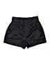 Hem & Thread 100% Polyester Chevron-herringbone Black Shorts Size S - photo 2