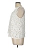Sunday in Brooklyn 100% Polyester Floral Ivory Tank Top Size L - photo 5