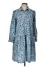 Tuckernuck 100% Polyester Paisley Blue Casual Dress Size L - photo 1