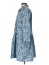 Tuckernuck 100% Polyester Paisley Blue Casual Dress Size L - photo 5
