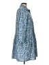 Tuckernuck 100% Polyester Paisley Blue Casual Dress Size L - photo 4