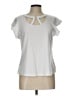 Adrienne Vittadini White Sleeveless T-Shirt Size L - photo 1