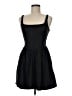 Francesca's Solid Black Cocktail Dress Size M - photo 1