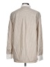 Zara Stripes Ivory Long Sleeve Blouse Size L - photo 2