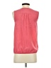 Ann Taylor LOFT 100% Polyester Pink Sleeveless Blouse Size XS - photo 2
