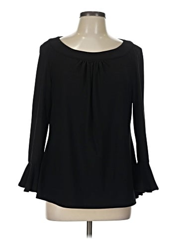 Oscar by Oscar De La Renta Long Sleeve Blouse (view 1)