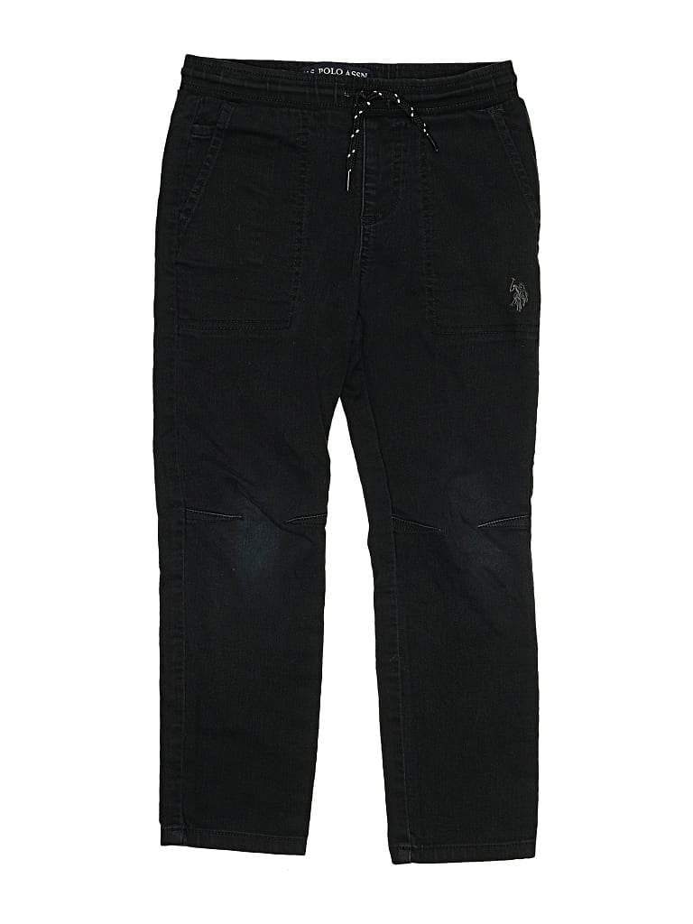 Pre-owned U.s. Polo Assn Kids' Jeans In Black