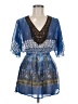 Harlow Zee 100% Polyester Blue Casual Dress Size M - photo 1