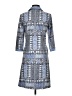 J. McLaughlin Print Blue Casual Dress Size XS - photo 2