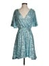 Alexia Admor Paisley Teal Cocktail Dress Size S - photo 1
