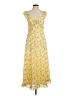 Max Studio Floral Yellow Casual Dress Size M - photo 1