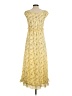 Max Studio Floral Yellow Casual Dress Size M - photo 2