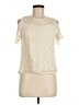Monteau Ivory Short Sleeve Top Size M - photo 1
