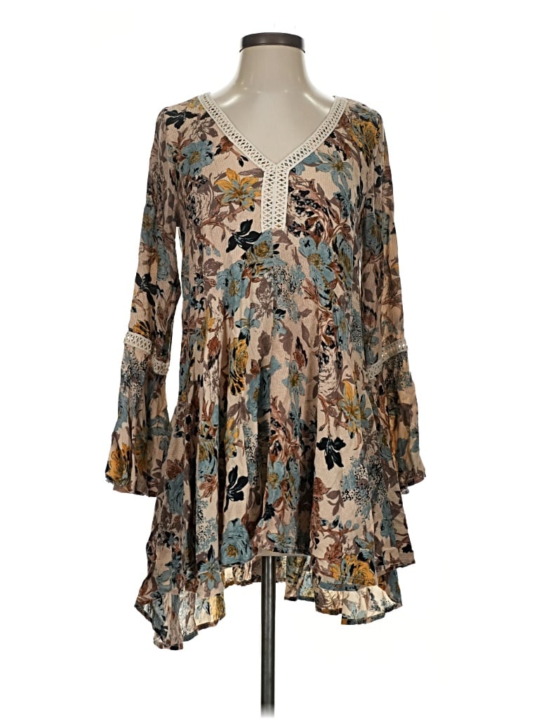 Pre-owned Umgee Casual Dress In Tan