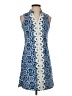 Mud Pie Paisley Blue Cocktail Dress Size XS - photo 1