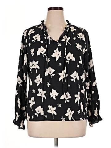 Monday Fun Long Sleeve Blouse (view 1)