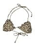 H&M Animal Print Gold Swimsuit Top Size S - photo 1
