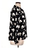 Monday Fun 100% Polyester Black Long Sleeve Blouse Size XL - photo 4