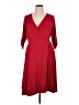 ModCloth Solid Red Cocktail Dress Size 1X - photo 1