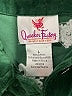Quacker Factory 100% Cotton Stars Green Jacket Size L - photo 6