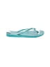 Havaianas Teal Flip Flops Size 7 - photo 1