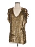 Chan Luu 100% Rayon Gold Sleeveless Blouse Size M - photo 1