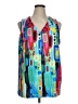 Unbranded 100% Polyester Blue Sleeveless Blouse Size 3XL - photo 1