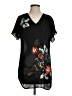 CAbi 100% Polyester Black Short Sleeve Blouse Size S - photo 1