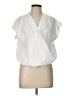 Shein 100% Polyester White Short Sleeve Blouse Size 12 - photo 1