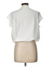 Shein 100% Polyester White Short Sleeve Blouse Size 12 - photo 2