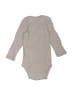Carter's 100% Cotton Stripes Gray Long Sleeve Onesie 9-12 MO / 12 MO - photo 2