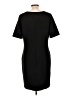 Mario Serrani Solid Black Casual Dress Size L - photo 2
