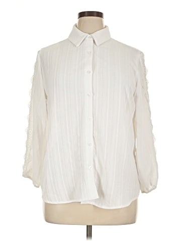 Como Black 3/4 Sleeve Blouse (view 1)