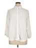 Como Black 100% Polyester Ivory 3/4 Sleeve Blouse Size XL - photo 1
