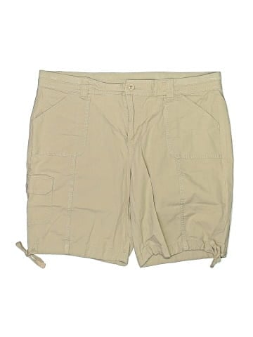 St. John's Bay Khaki Shorts (view 1)